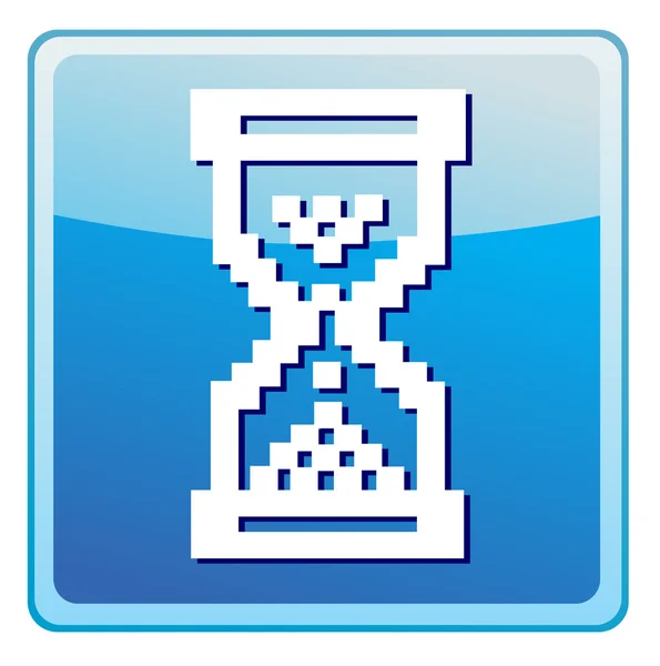 Vector sandglass illustratie pictogram — Stockvector