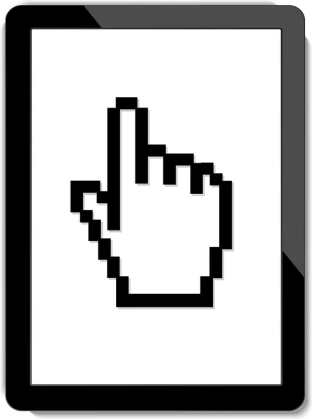 Ordinateur tablette — Image vectorielle