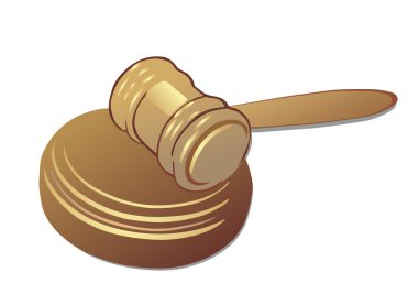 Justice gavel clipart