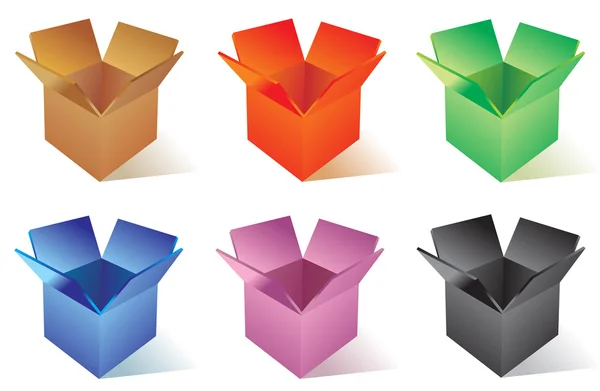 Caja de color — Archivo Imágenes Vectoriales