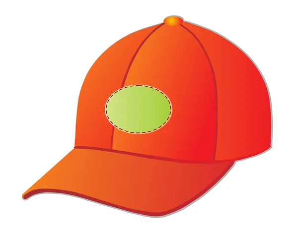 Chapéu Red Cap — Vetor de Stock
