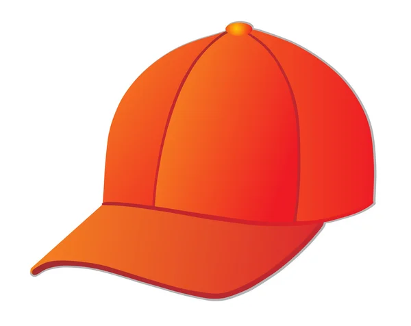 Rode GLB hoed — Stockvector