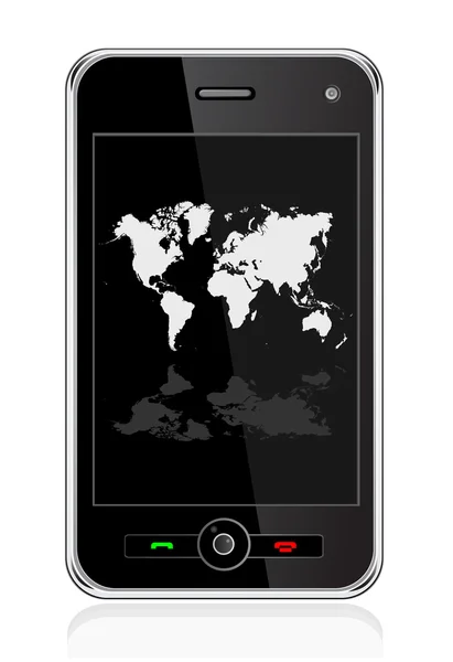 Zweem smartphone — Stockvector