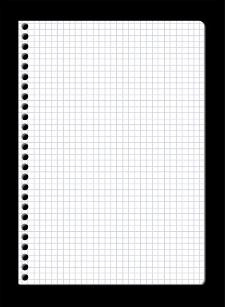 Note Pad Paper — Stock Vector