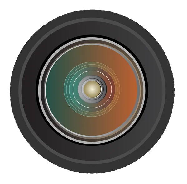 Obiettivo della fotocamera — Vettoriale Stock