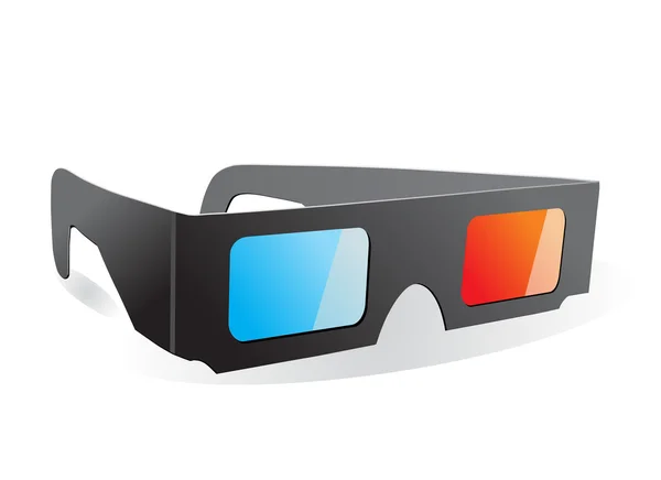 3D-очки кіно — стоковий вектор