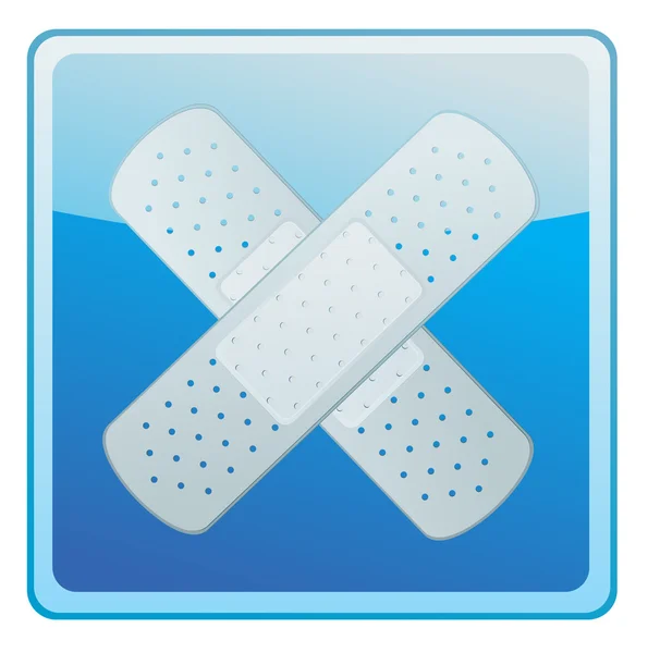 Cruzamento bandagem —  Vetores de Stock