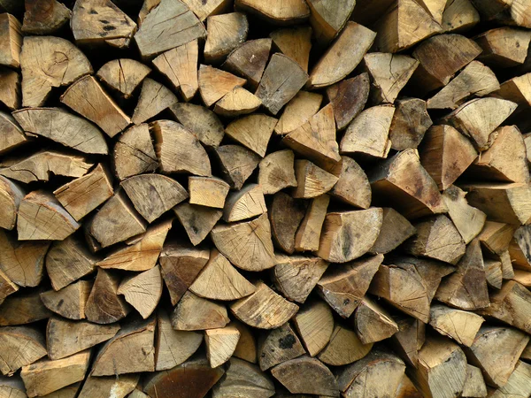 Stock image Stacked logs of firewood