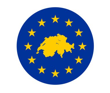 İsviçre Avrupa bayrağı