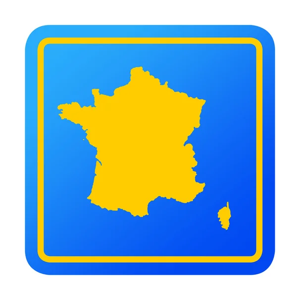 França botão europeu — Fotografia de Stock