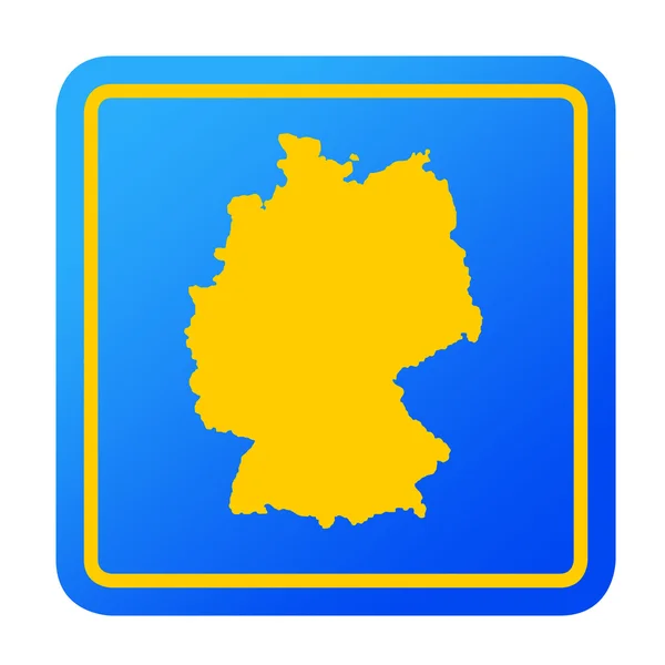 Alemanha botão europeu — Fotografia de Stock