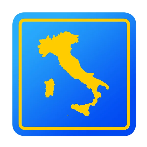 Włochy Europejskiego przycisk — Zdjęcie stockowe
