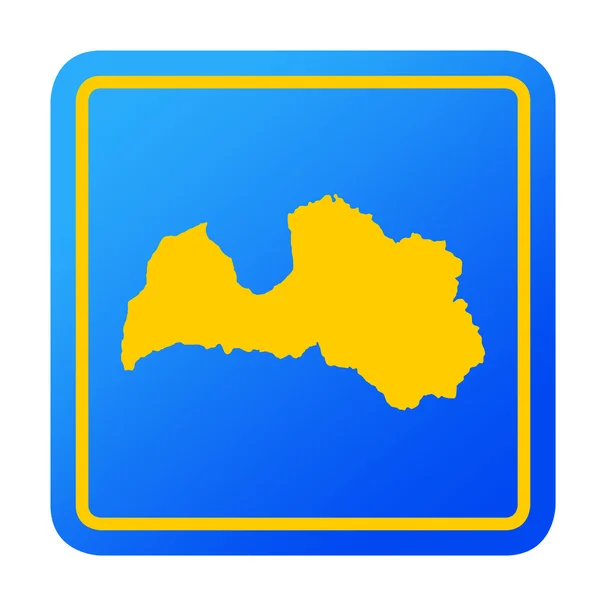 라트비아 유럽 버튼 — 스톡 사진