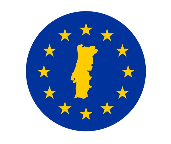 Portugal Bandeira europeia — Fotografia de Stock