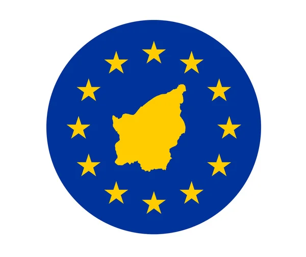 San Marino európai zászló — Stock Fotó