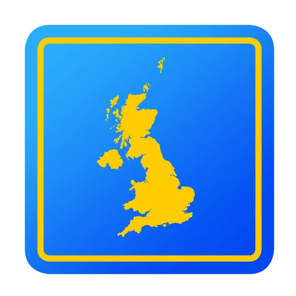 Reino Unido botón europeo — Foto de Stock