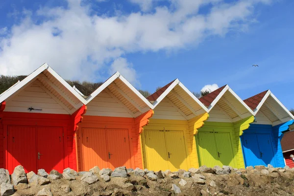 Renkli plaj kulübe — Stok fotoğraf