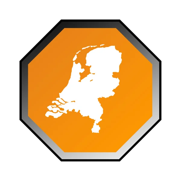 Netherlands road sign — Stock Photo, Image