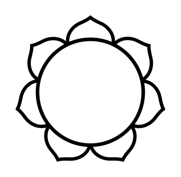 Fiore di loto buddista — Foto Stock