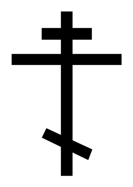 Croce cristiana ortodossa — Foto Stock