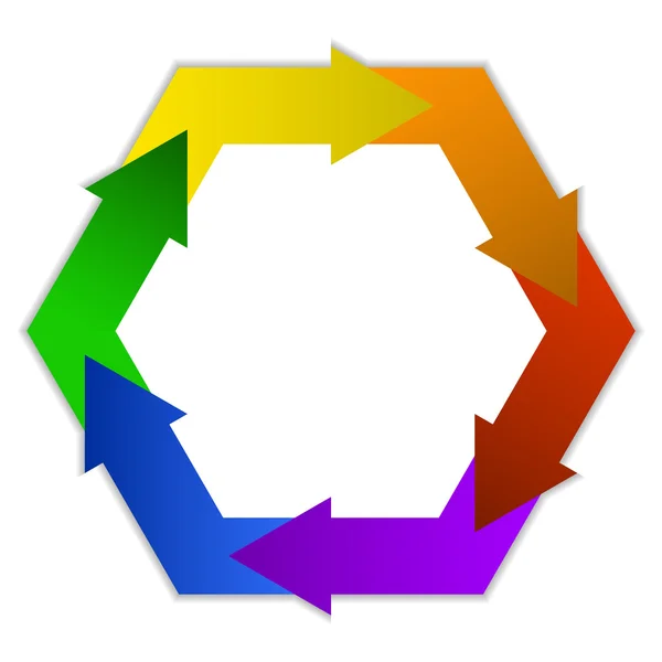 Polygonal logo — Stock Vector