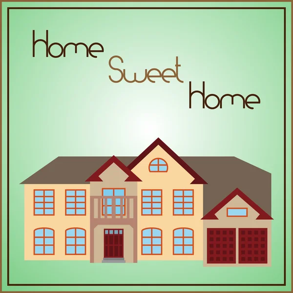 Hogar dulce hogar — Vector de stock