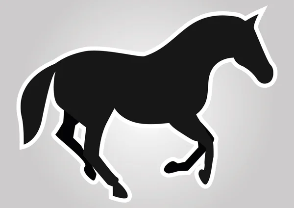 Hesten. – stockvektor