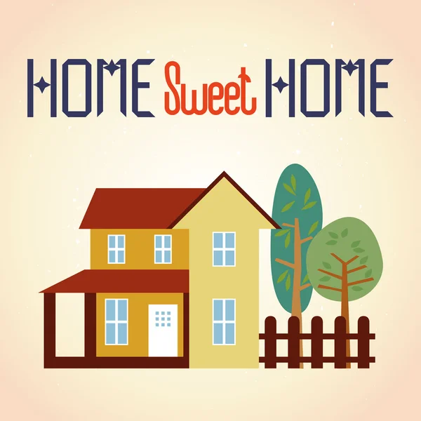 stock vector Home sweet home