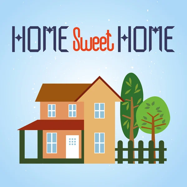 stock vector Home sweet home