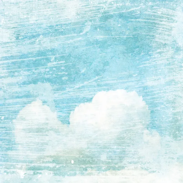 Винтажный текстурный фон с облаками — стоковое фото