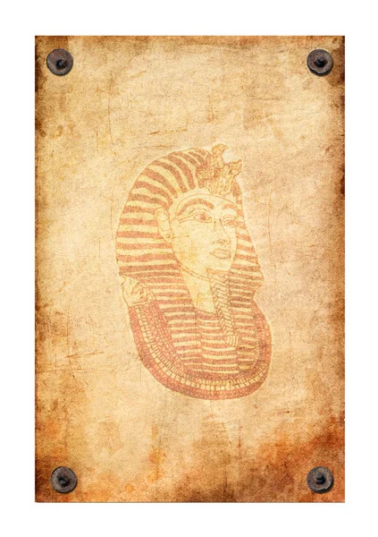 Фараон, папирус — стоковое фото