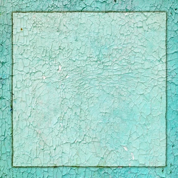 Background with cracked blue paint. — Stock Photo, Image