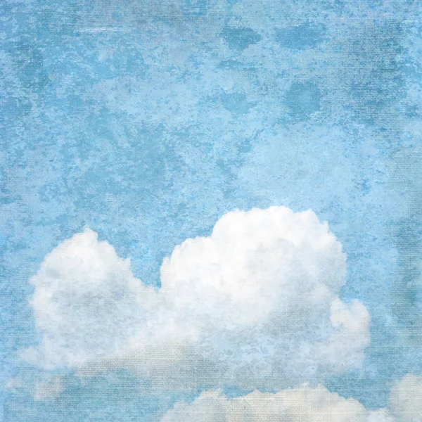 Блакитне небо і хмара — стокове фото