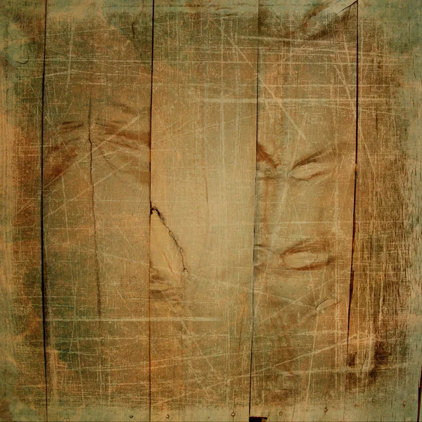 스크래치와 텍스처 나무 판자 — 스톡 사진
