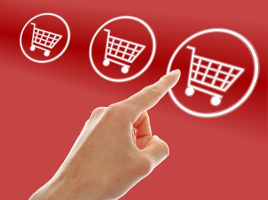 Shopping cart clipart