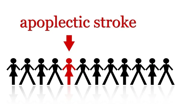 Apoplectic stroke — Stock Photo, Image