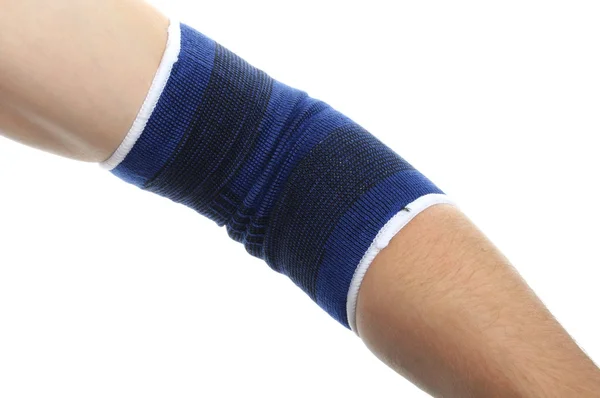 傷害の肘に医療包帯 — ストック写真