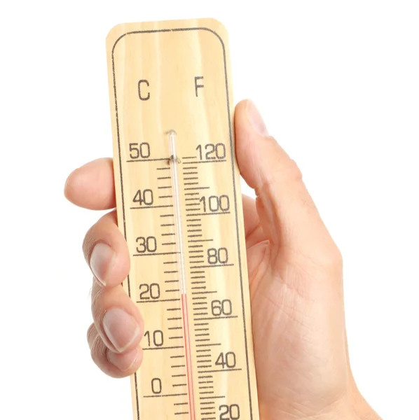 Термометр ручной работы — стоковое фото