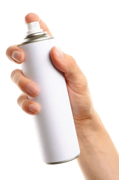 stock image Hand holding a spray