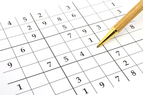 Sudoku-Spiel — Stockfoto