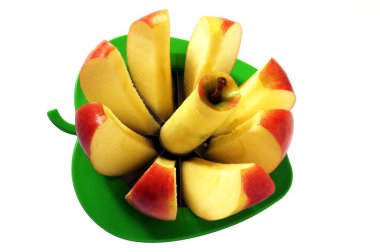 Cut apple clipart