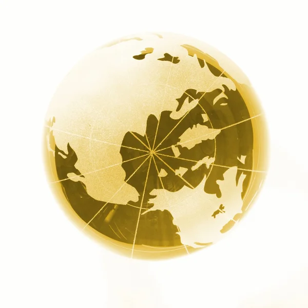 Colored glass globe — Stock Photo, Image