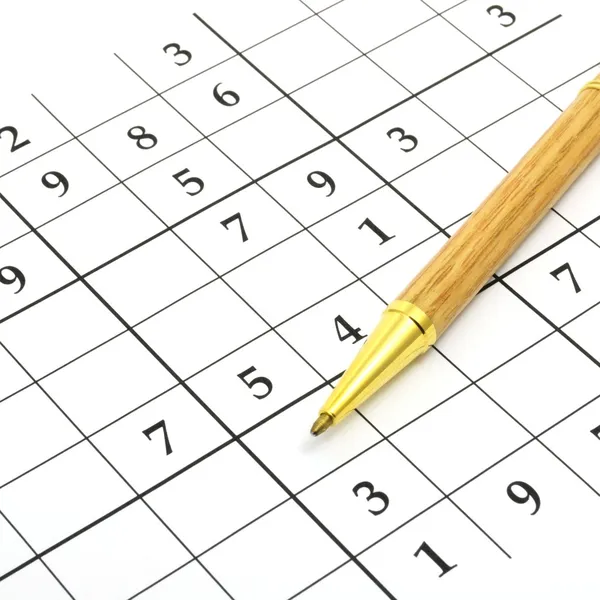 Jeu de Sudoku — Photo