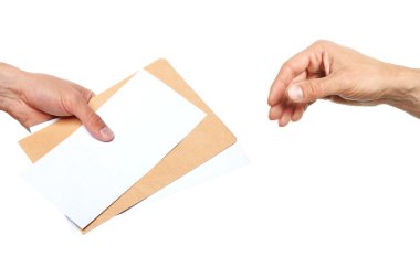 Blank envelope clipart