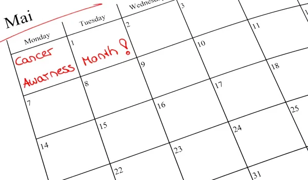 Calendar marking — Stock Photo, Image