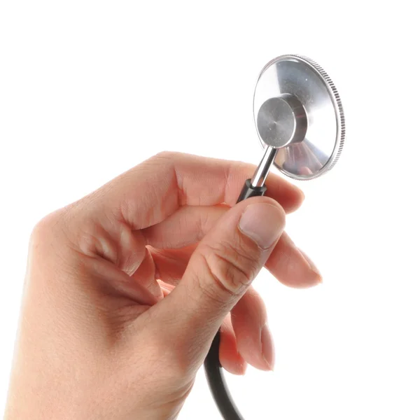 Stetoskop w ręku — Zdjęcie stockowe