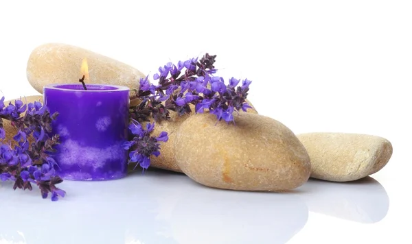 Lavendelbad-Konzept — Stockfoto