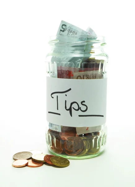 Tip jar — Stock Photo, Image