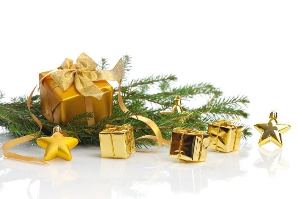 Arany karácsony — Stock Fotó