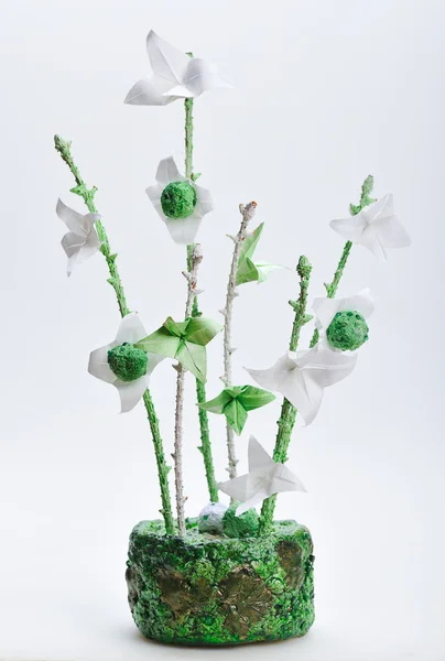 Origami flowers design — Stock Photo, Image